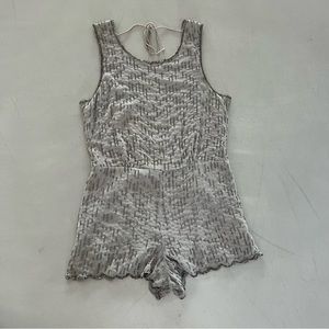 Free People grey beaded romper